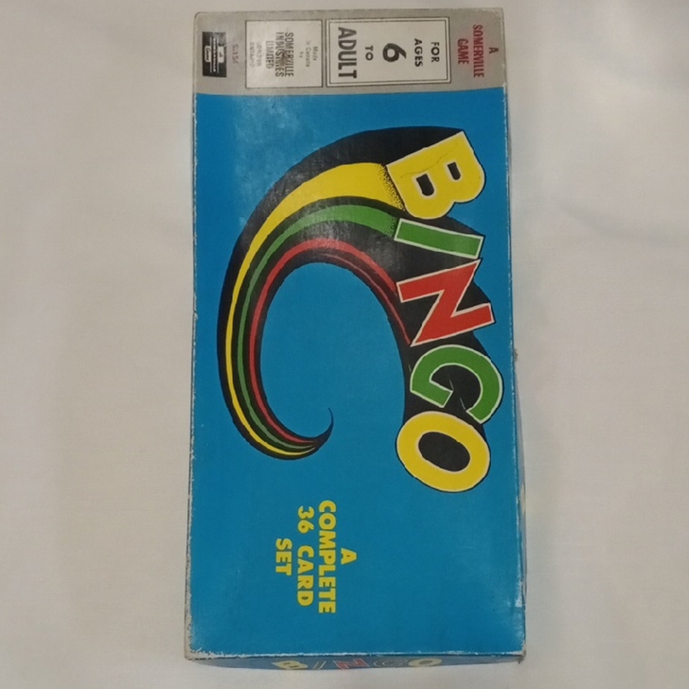 Vintage  🌟🔥Blue and Red Card Game Bingo Classic